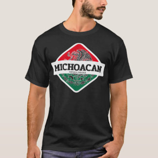 Camiseta De Michoacan Meico Coat of Arms Pullover 