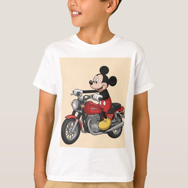 Camiseta de Mickey's Motorbike Adventure (Anverso)