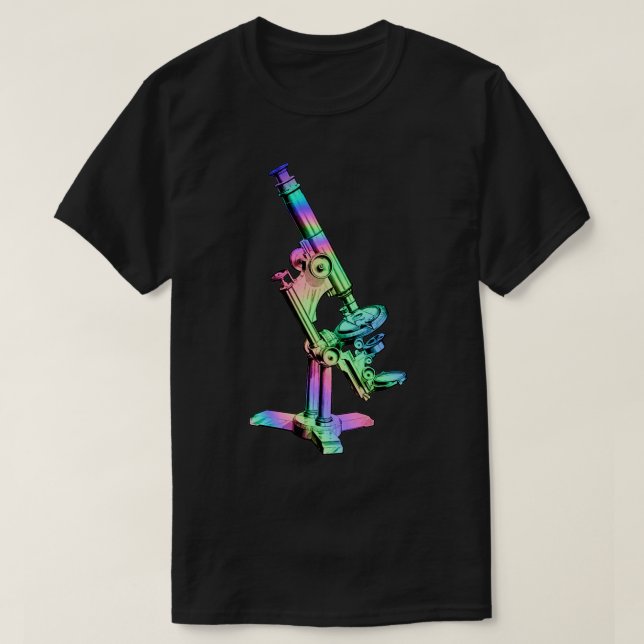 Camiseta de microscopio holográfico (Diseño del anverso)