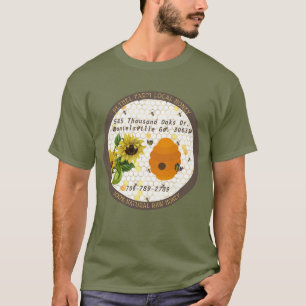 Camiseta de miel local de granja Pethel