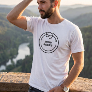 Camiseta de mindfulness y bienestar minimalista li