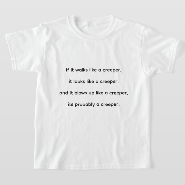 camiseta de minecraft para niños (Distribución)
