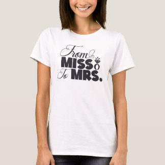 Camiseta De Miss a Sra. Boda