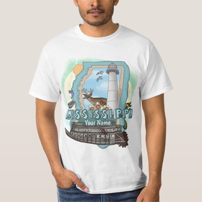 Camiseta de Mississippi (Anverso)