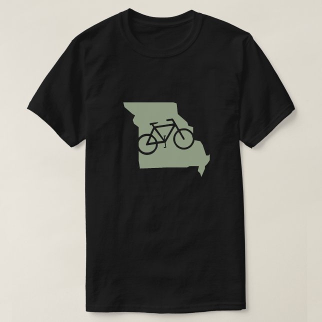 Camiseta de Missouri para bicicleta (Diseño del anverso)