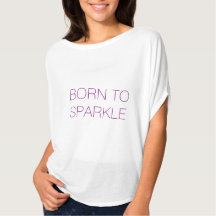 Camiseta de moda con cita inspiradora nacida para 