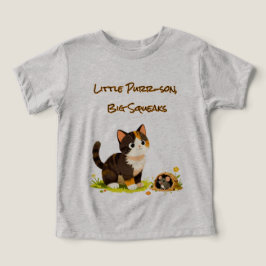 Camiseta de moda de gatito de jardín de infancia r