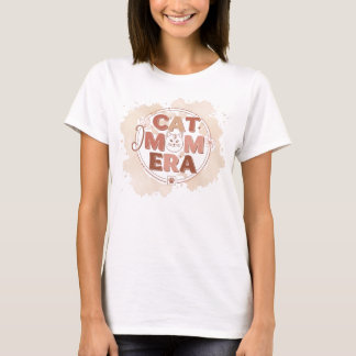 Camiseta de moda de la era de mamá gata