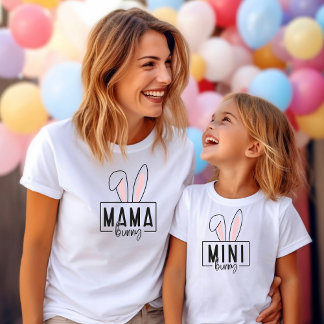 Camiseta de moda de la Familia de Pascua