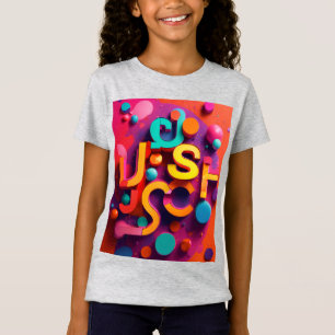 Camiseta de moda de primera calidad - F elegante y