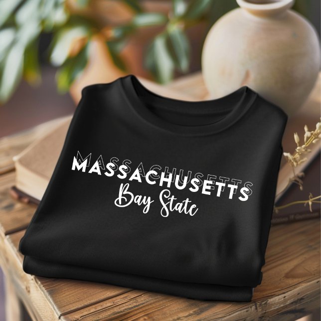 Camiseta de moda del estado de la bahía de Massach (Subido por el creador)