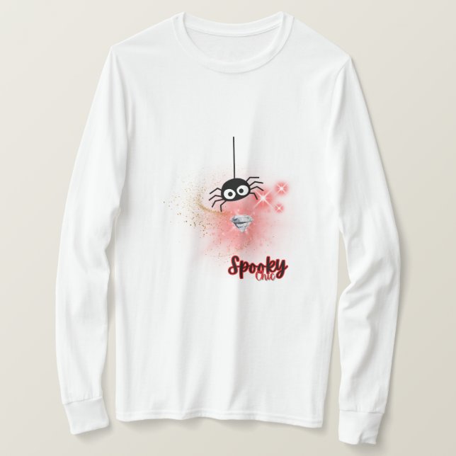 Camiseta de Moda espeluznante (Anverso del diseño)