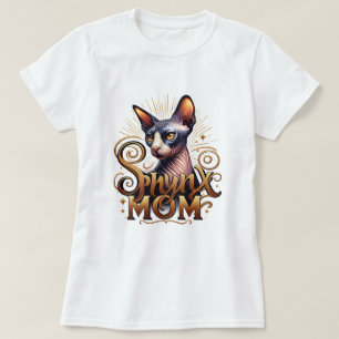 Camiseta de moda femenina de Sphynx Mom Lover