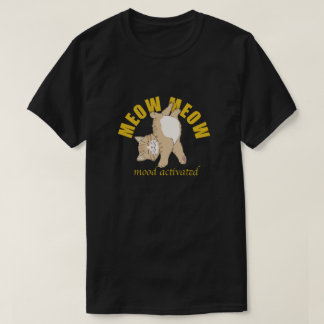 Camiseta de Moda “Meow Meow” Vibraciones de Gato