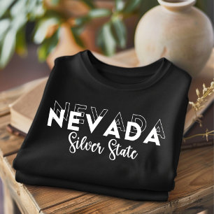 Camiseta de moda Nevada Silver State