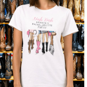 Camiseta de moda para despedida de soltera Nashvil