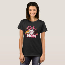 Camiseta de moda para mamá de gato | Camiseta de g