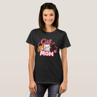 Camiseta de moda para mamá de gato | Camiseta de g
