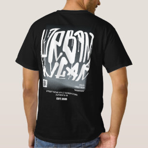 Camiseta de moda urbana - Camiseta urbana de grafi