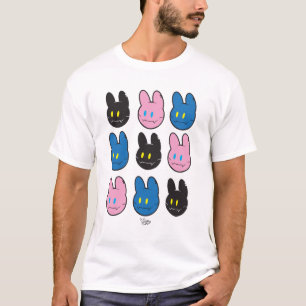 Camiseta de moda urbana con patrón de cuadrícula d