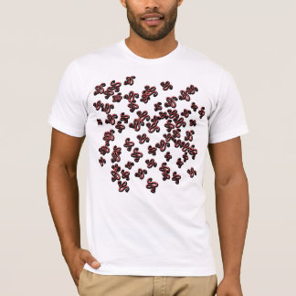 Camiseta de moda urbana con patrón de pincel abstr