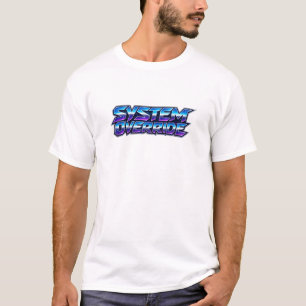 Camiseta de moda urbana futurista System Override