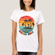 camiseta de moda "vibes de verano"