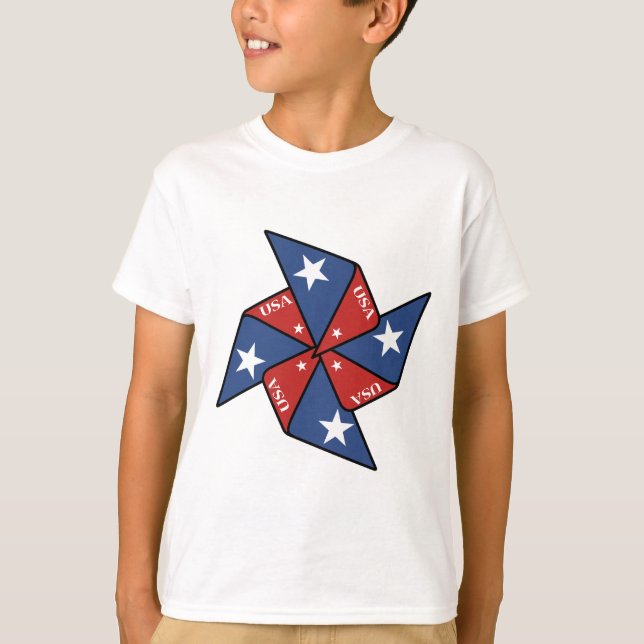 Camiseta de molino patriótico (Anverso)