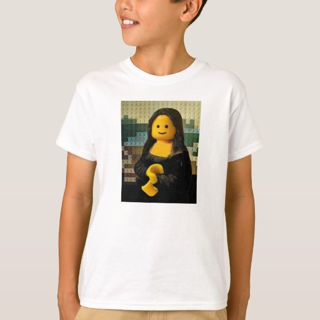 Camiseta de Mona Lisa para los niños (Anverso)