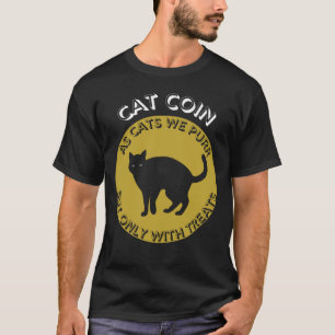 Camiseta de moneda de gato