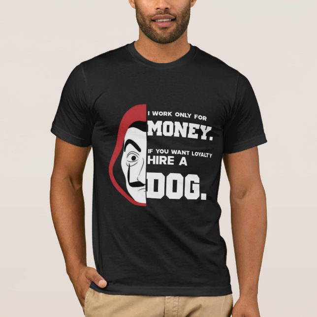 Camiseta de Money Heist Men   (Anverso)