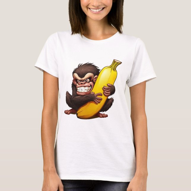 Camiseta de Monkey enfadado (Anverso)