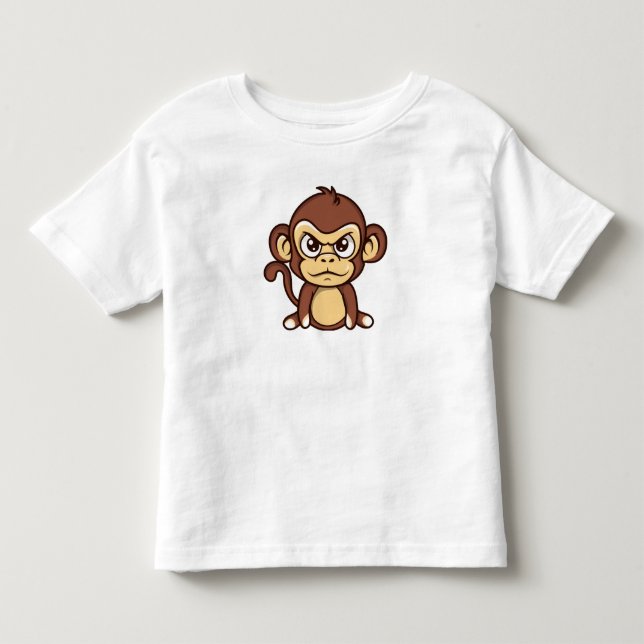 Camiseta de mono bebé lindo infante (Anverso)