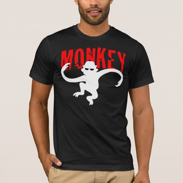 Camiseta de mono de barril rojo (Anverso)