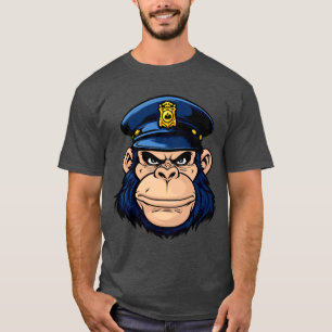Camiseta de mono de policía