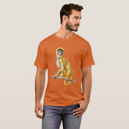 Camiseta de mono de tendencia de primate hombre na