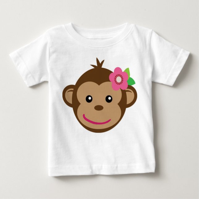 Camiseta de mono pequeño (Chica) (Anverso)