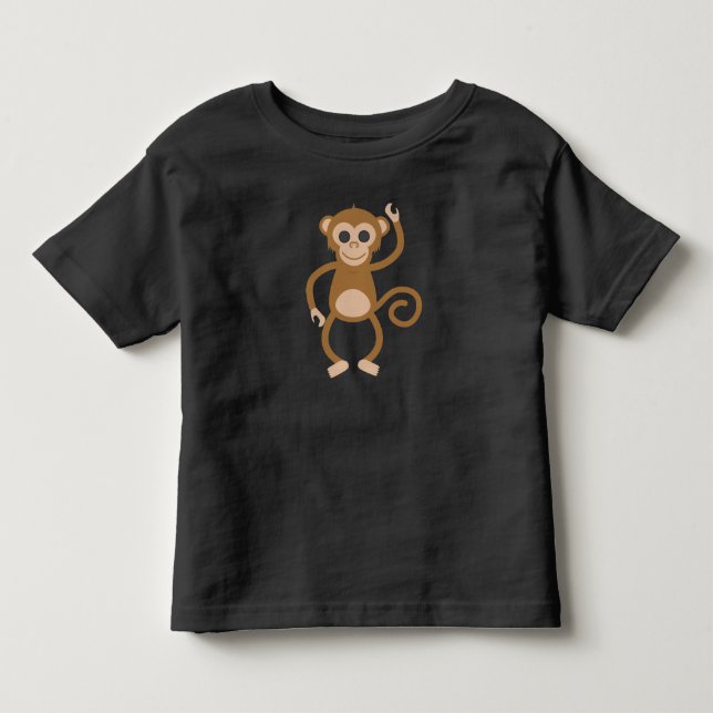 Camiseta de mono pequeño del niño (Anverso)
