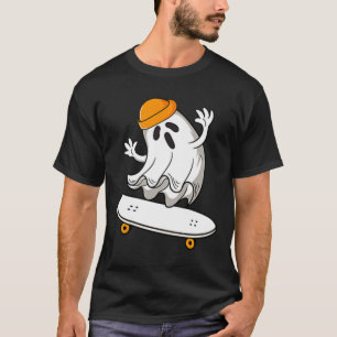 Camiseta de monopatín de Halloween de skateboardin