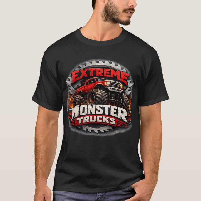 Camiseta de Monster Truck Off-Road Beast (Anverso)