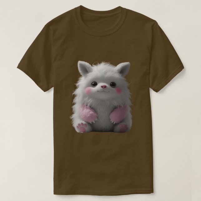 Camiseta de Monstruo Colorido (Diseño del anverso)
