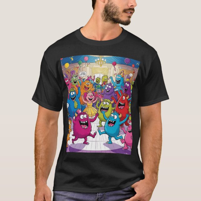 Camiseta de Monstruo Cute: Celebra la diversión co (Anverso)