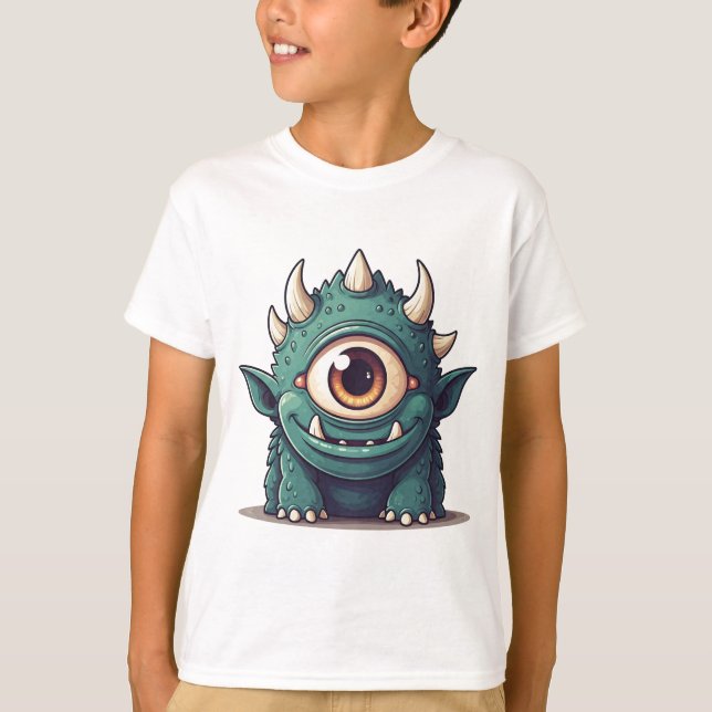 Camiseta de Monstruo de Ojos (Anverso)