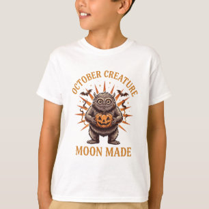 Camiseta de monstruo lindo de Halloween de criatur