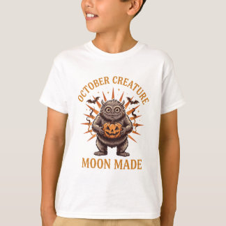 Camiseta de monstruo lindo de Halloween de criatur