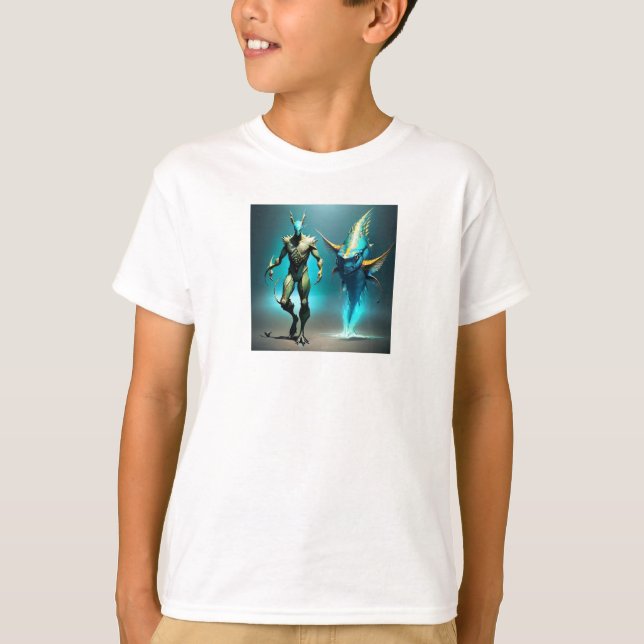 Camiseta de Monstruo Marítimo para Niños de Juan C (Anverso)