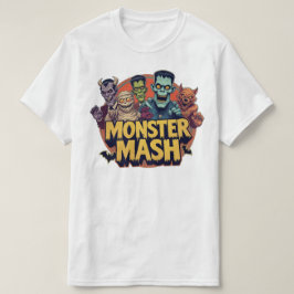 Camiseta de Monstruos Halloween Retro