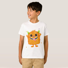 Camiseta de monstruos lindos para niños, regalo de
