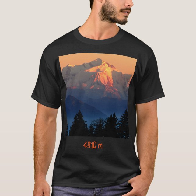 Camiseta de Mont Blanc 4810 (Anverso)