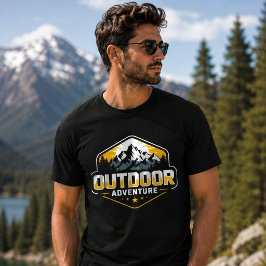 Camiseta de montaña de aventura al aire libre